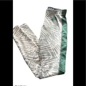 - Nike gray with green strip leggings